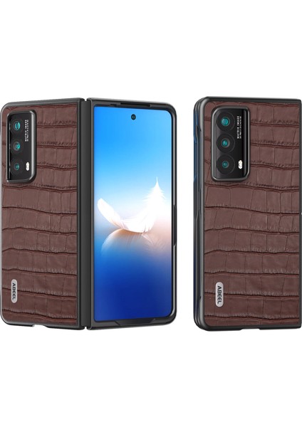 Honor Magic Vs2 5g Inek Deri Timsah Doku Arka Kapak (Yurt Dışından)