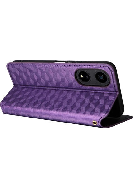 Honor X5 Plus / Play 40C 5g Kasa Tamamen Sarılmış Pu Deri Stand Kapağı (Yurt Dışından)