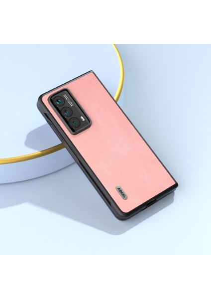 Honor Magic Vs2 5g Anti-Slip Pu Deri Kaplamalı Pc Retro Telefon Kapağı (Yurt Dışından)