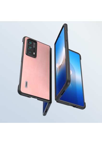 Honor Magic Vs2 5g Anti-Slip Pu Deri Kaplamalı Pc Retro Telefon Kapağı (Yurt Dışından)