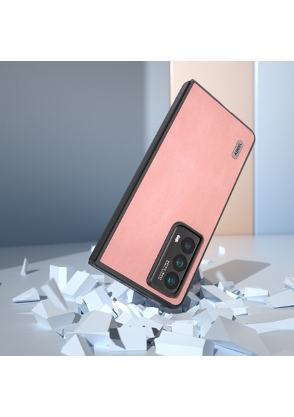 Honor Magic Vs2 5g Anti-Slip Pu Deri Kaplamalı Pc Retro Telefon Kapağı (Yurt Dışından)