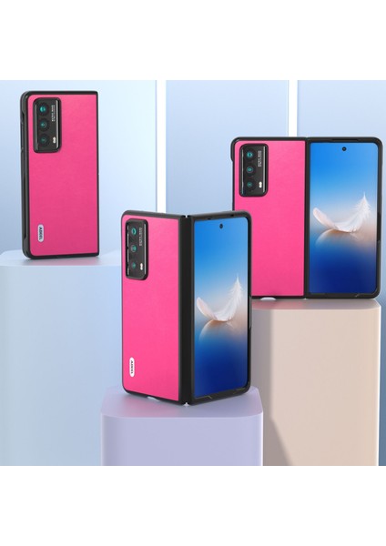 Honor Magic Vs2 5g Kasa Kapağı Dokulu Deri+Pc Telefon Kapağı (Yurt Dışından)