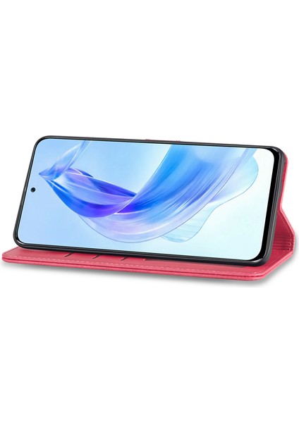 Honor 90 Lite 5g / X50I 5g Deri Kılıf Buzağı Doku Stand Telefon Kapağı (Yurt Dışından) modelleri