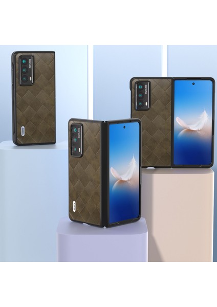 Honor Magic Vs2 5g Izgara Dokusu Pu Deri Kaplamalı Telefon Arka Kapak (Yurt Dışından) fırsatları