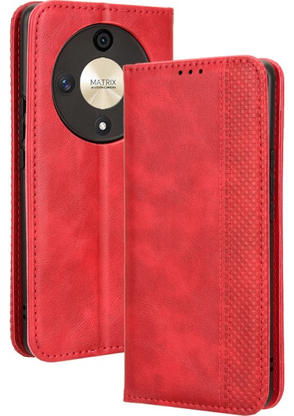 Honor X9B 5g Pu Deri Şok Geçirmez Telefon Cüzdan Kapağı (Yurt Dışından)