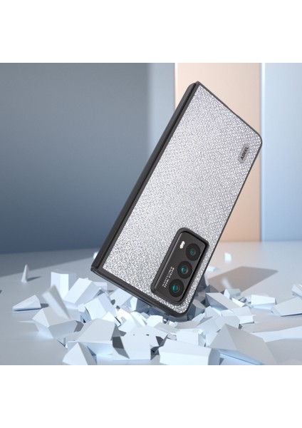 Honor Magic Vs2 5g Deri+Pc Rhinestone Doku Telefon Kapağı (Yurt Dışından)