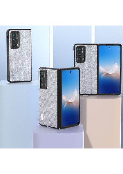 Honor Magic Vs2 5g Deri+Pc Rhinestone Doku Telefon Kapağı (Yurt Dışından)