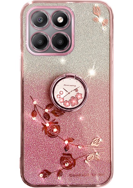 Honor X6A 4g Halka Tutucu Tpu Telefon Kabuk Kickstand Telefon Kapağı (Yurt Dışından)