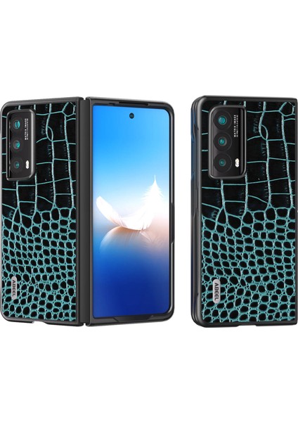 Honor Magic Vs2 5g Inek Deri Timsah Doku Telefon Kapağı (Yurt Dışından)