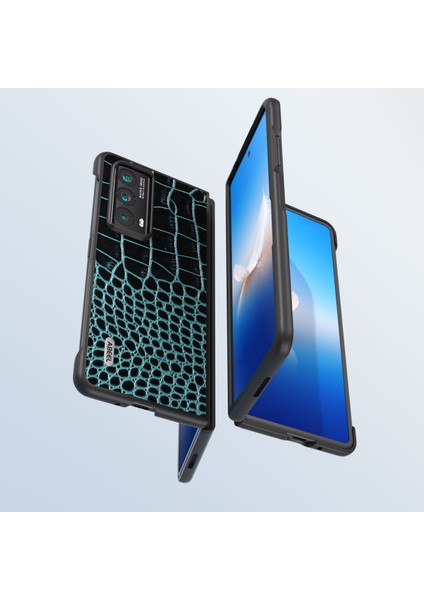 Honor Magic Vs2 5g Inek Deri Timsah Doku Telefon Kapağı (Yurt Dışından)