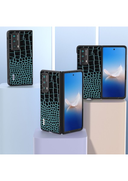 Honor Magic Vs2 5g Inek Deri Timsah Doku Telefon Kapağı (Yurt Dışından)