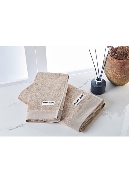 2'li Havlu Set Bambu Laurel Bej
