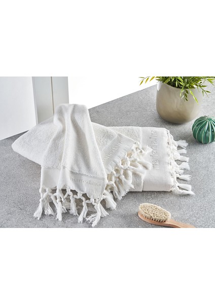3'lü Set Set Sacak Bağlama Terra Kırıkbeyaz