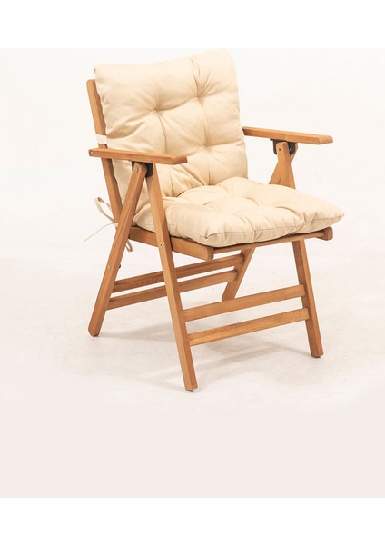 Minderli Loretta Masa Sandalye Seti 4+1 Ahşap Bahçe Balkon Teras Katlanır Set fiyatları