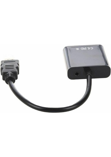 HDMI To VGA Ses Destekli Monitör Dönüştürücü Kablo Çevirici Adaptör fiyatları