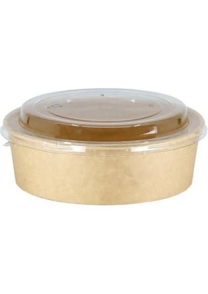 Karton Salata Kraft 500CC Kap+Kapak 500 Adet