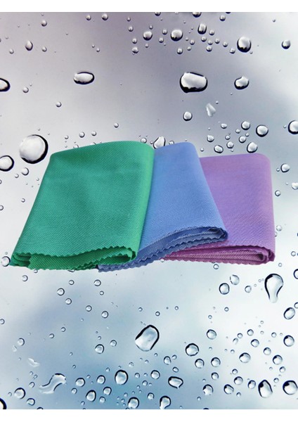 Mikrofiber 3'lü Su Emici Iz Bırakmayan Cam Temizlik Bezi Seti 40X60 Cfbz fırsatları