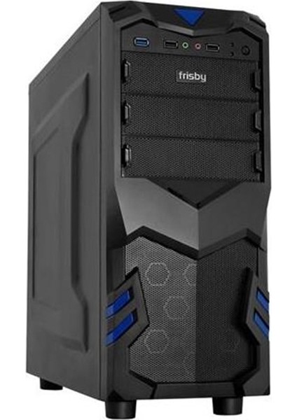 FC-8860G 500W 2X120MM FAN USB3.0 MİDİ TOWER SİYAH KASA