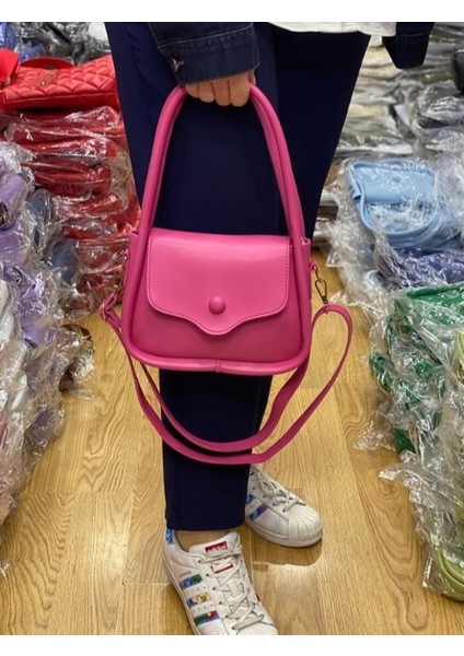 Düğme Detaylı Kadın El ve Omuz Çantası fırsatları