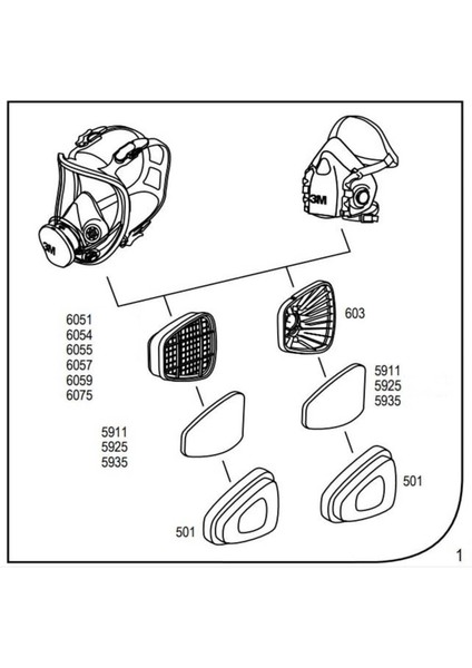 ™ 5935 P3 Maske Filtresi Pedi - 1 Çift fiyatları