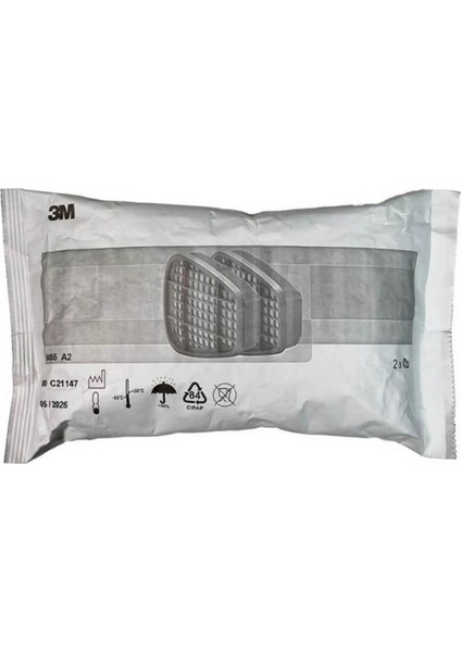 ™ 6055 A2 Gaz ve Buhar Maske Filtresi - 1 Çift