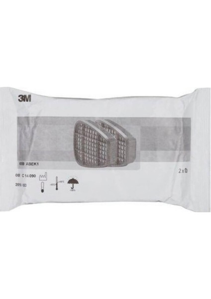 ™ 6059 Abek1 Gaz ve Buhar Maske Filtresi - 1 Çift