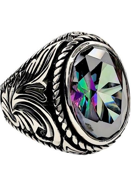 Mistiktopaz Taşlı Erkek Yüzüğü 230047494G23Y fiyatları
