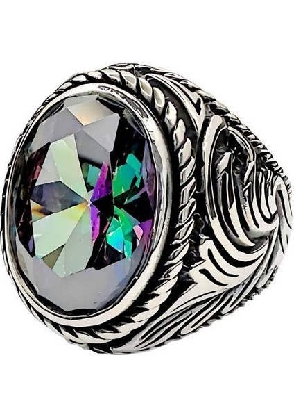 Mistiktopaz Taşlı Erkek Yüzüğü 230047494G23Y modelleri