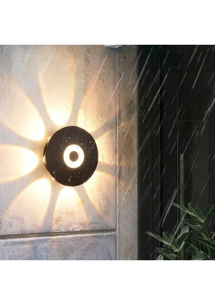 Modern Tasarım Dekoratif Işık Desenli 7 Watt LED Armatür 3000K Gün Işığı Iç ve Dış Mekan LED Aplik fiyatları