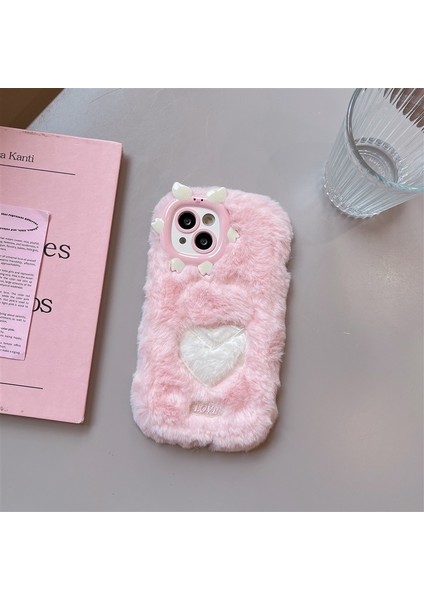 iPhone 13 Cep Telefonu Kılıfına Uygun Peluş Kalp (Yurt Dışından) fiyatları