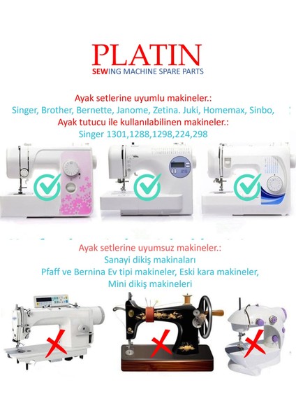 32 Parça Dikiş Makine Ayak Seti