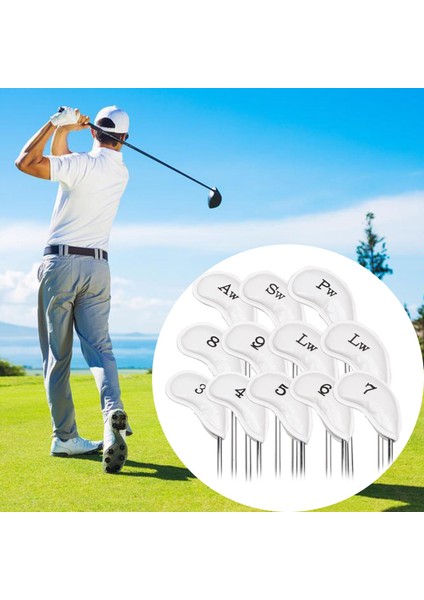 12 Dayanıklı Golf Başörtüsü Evrensel Kaymaz Golf I Kılıfı (Yurt Dışından)