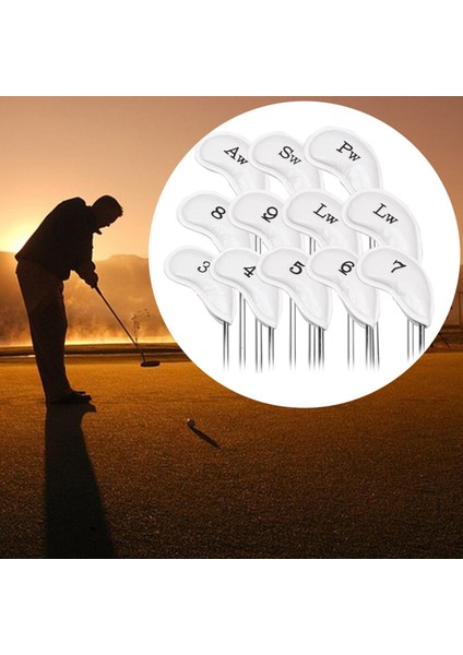 12 Dayanıklı Golf Başörtüsü Evrensel Kaymaz Golf I Kılıfı (Yurt Dışından)