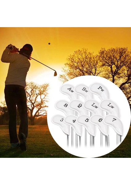 12 Dayanıklı Golf Başörtüsü Evrensel Kaymaz Golf I Kılıfı (Yurt Dışından)