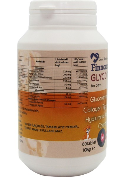 Fınncare Glyco Tendo 60 Tablet