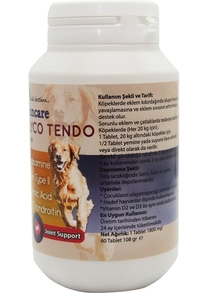 Fınncare Glyco Tendo 60 Tablet