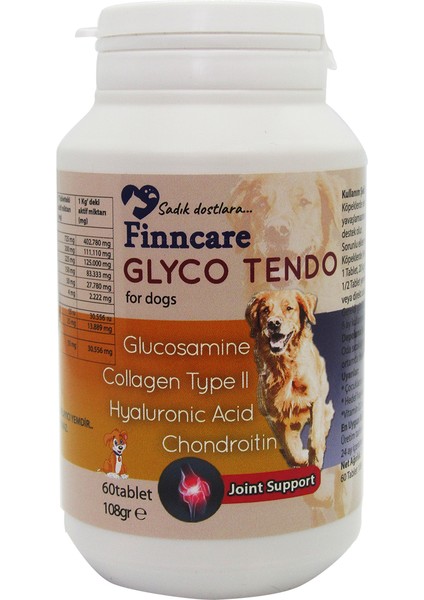 Fınncare Glyco Tendo 60 Tablet