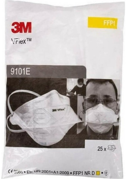 ™ Vflex™ 9101E Ffp1 Ventilsiz Solunum Koruyucu Maske - 25`li Paket modelleri