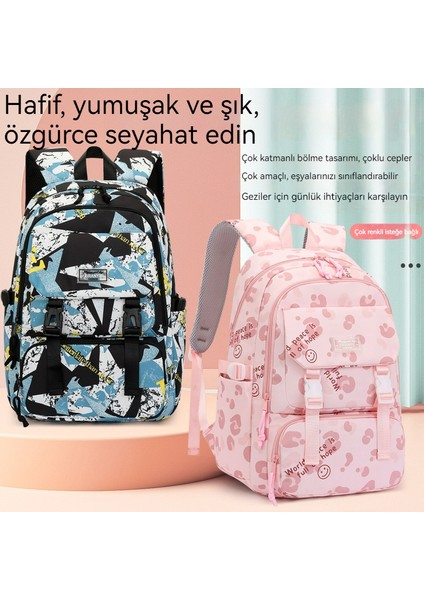 Çocuk Okul Çantası, Büyük Kapasiteli, Omuz Sırt Çantası, Yük Azaltma Sırt, Erkek ve Kız Için Uygun (Yurt Dışından) fiyatları