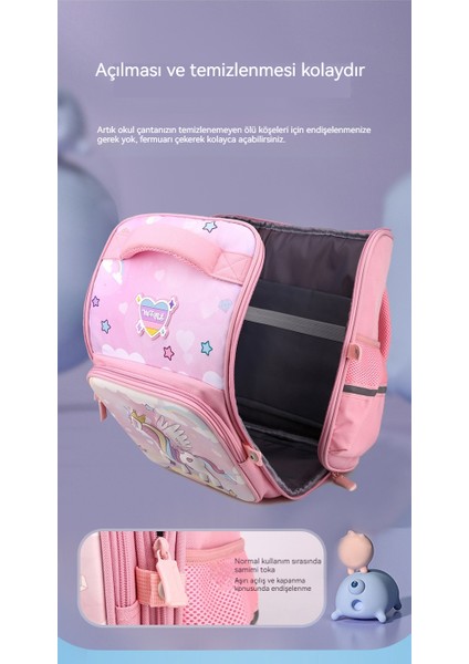 Su Geçirmez Büyük Kapasiteli Erkek ve Kız Öğrenci Okul Çantaları, Omurga Yükü Azaltma, Geceleri Güvenli Yansıtma (Yurt Dışından) fırsatları