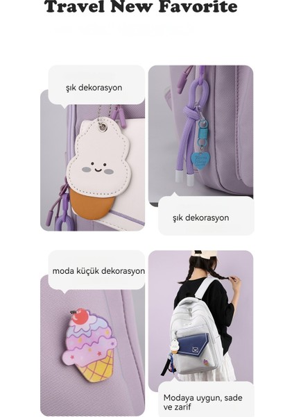 Su Geçirmez Büyük Kapasiteli Kız Öğrenci Okul Çantası, Omurga Yükü Azaltmak (Yurt Dışından) fiyatları