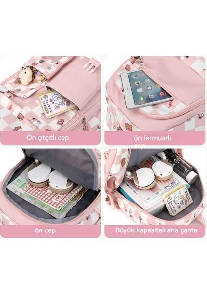 Oxford Kumaş Su Geçirmez Büyük Kapasiteli Kız Öğrenci Sırt Çantası (Yurt Dışından) fırsatları