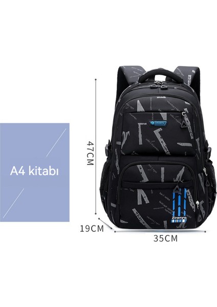 Su Geçirmez Büyük Kapasiteli Öğrenci Okul Çantası (Yurt Dışından) indirimleri