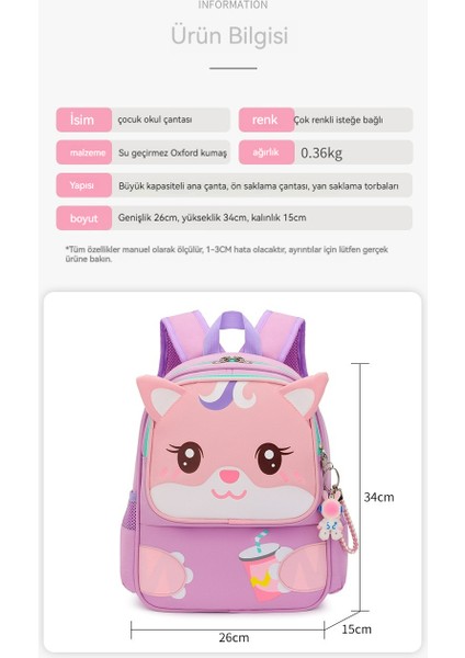Su Geçirmez Büyük Kapasiteli Çocuk Okul Çantası (Yurt Dışından) indirimleri