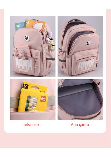 Su Geçirmez Büyük Kapasiteli Öğrenci Okul Çantası (Yurt Dışından) fırsatları
