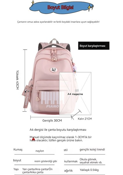 Su Geçirmez Büyük Kapasiteli Öğrenci Okul Çantası (Yurt Dışından) indirimleri