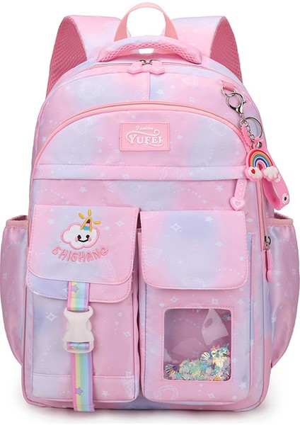 Su Geçirmez Büyük Kapasiteli Öğrenci Okul Çantası, Gece Güvenlik Yansıtıcı (Yurt Dışından)