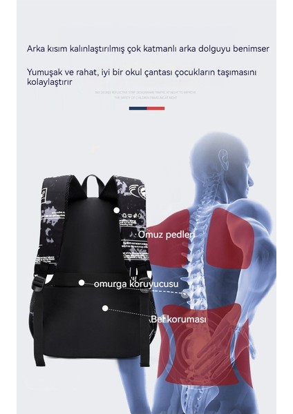 Su Geçirmez Büyük Kapasiteli Öğrenci Okul Çantası (Yurt Dışından) fiyatları