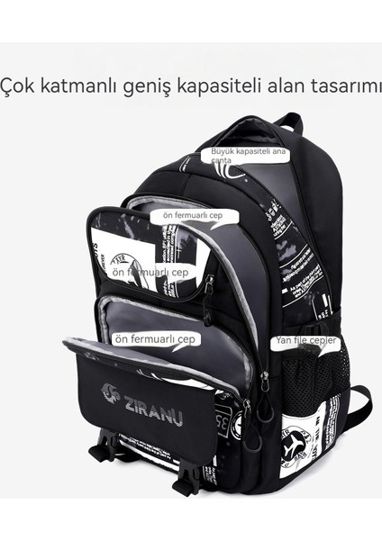 Su Geçirmez Büyük Kapasiteli Öğrenci Okul Çantası (Yurt Dışından) modelleri