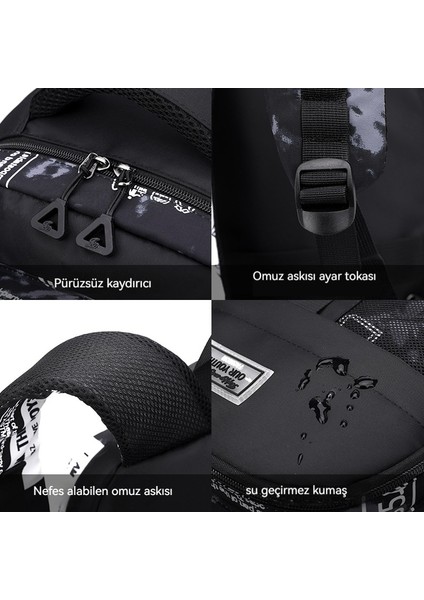 Su Geçirmez Büyük Kapasiteli Öğrenci Okul Çantası (Yurt Dışından) fiyatları
